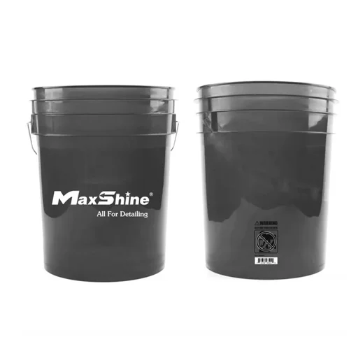 20 литров MaxShine MSB002-G Ведро для детейлинга, прозрачное, черное - 1