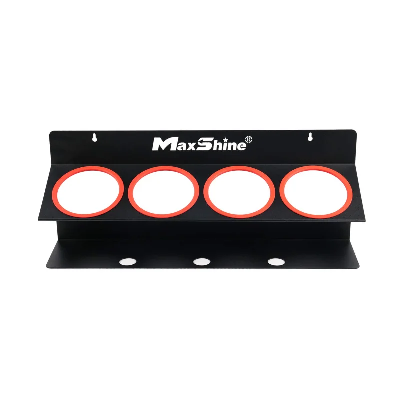 MaxShine Держатель для бутылок объемом 1л настенный 4 отверстия + 3 отверстия для триггеров - 1