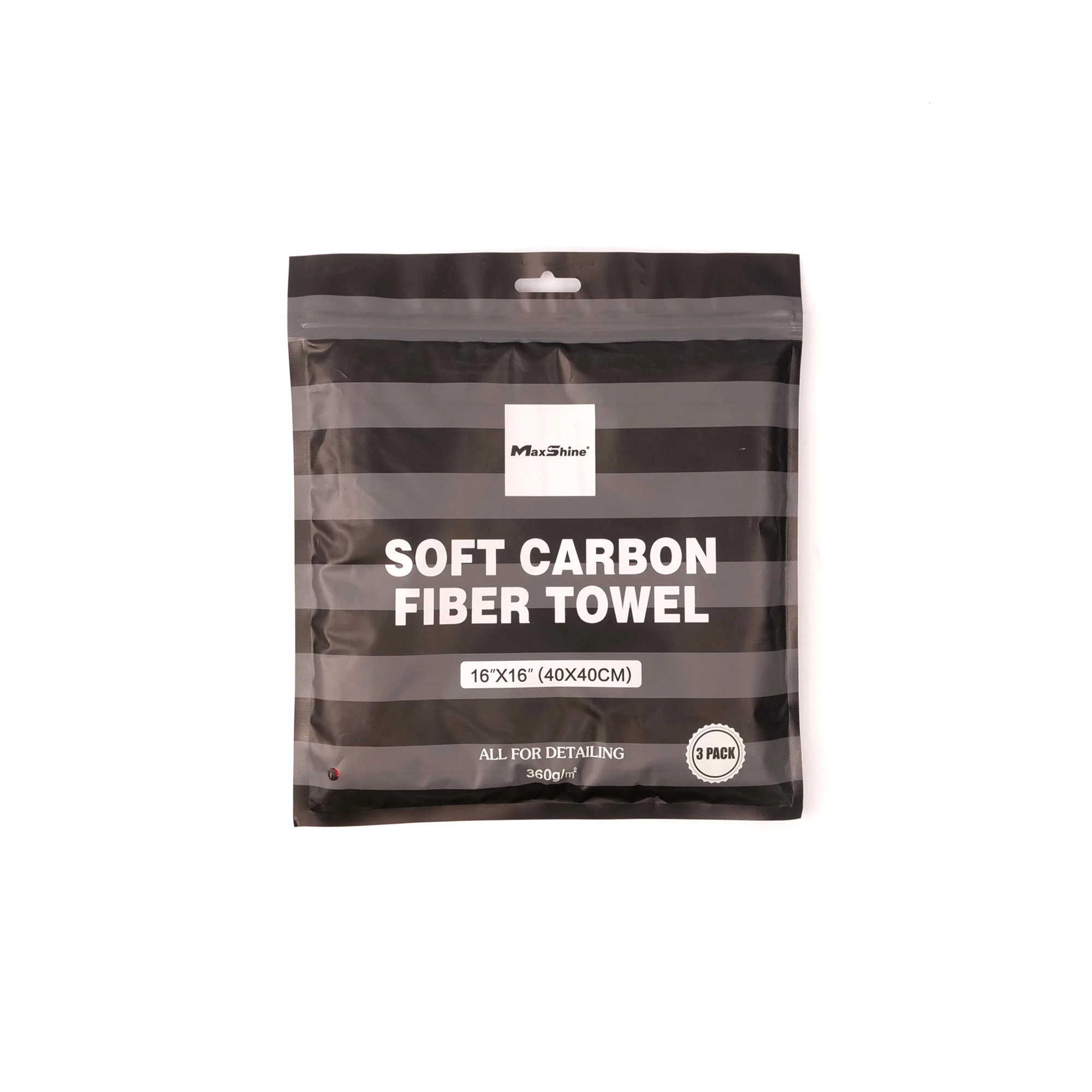 40x40см 1034040G Микрофибровое полотенце из углеродного волокна Maxshine, 360 г/м2 - 2