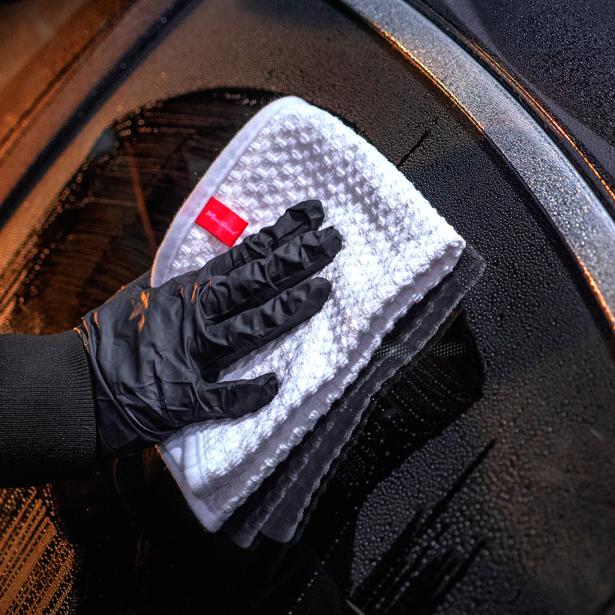 60x90см 1046090W Микрофибровое полотенце для сушки авто Maxshine, 400 г/м2 - 2