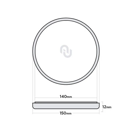 AuTech Standart 150/12/140мм Au-33ST15012GN Поролоновый полировальный круг полутвёрдый, зелёный - 3