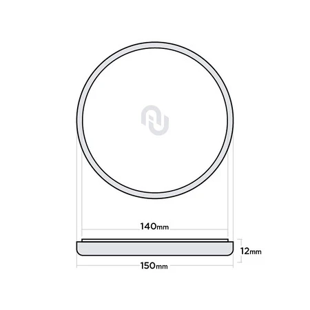 AuTech Standard 150/12/140мм Au-33ST15012AT Поролоновый полировальный круг финишный, мягкий, чёрный - 3