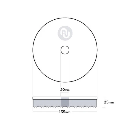 чёрный 135/25/135мм Au-33DOB135 Шерстяной полировальный круг Autech Doodle Wool-Pad - 3