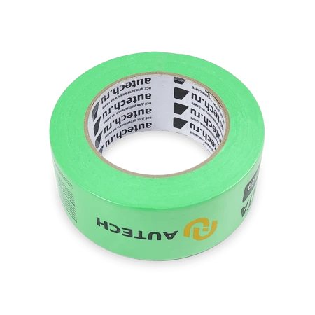 Au-8250G Маскирующая лента влаго\термостойкая AuTech 50мм x 50м 120 градусов, зелёная - 3