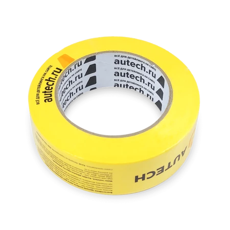 Au-8238Y Маскирующая лента влаго\термостойкая AuTech 38мм x 50м 120 градусов, жёлтая - 3
