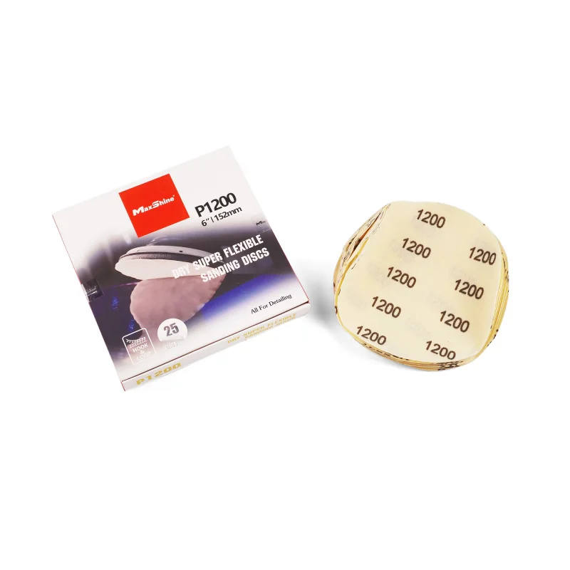 MaxShine Шлифовальный круг Sanding Discs P1200, 152 мм, 25 шт - 1