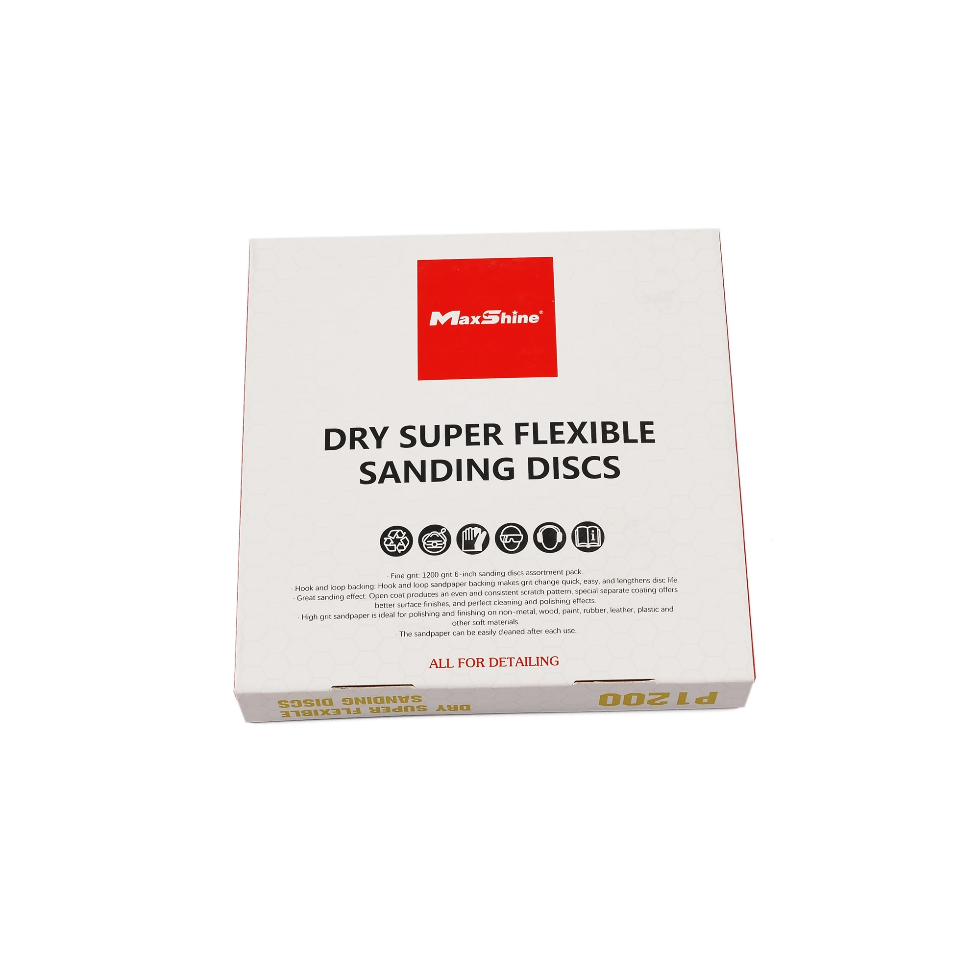 Шлифовальный круг Maxshine Sanding Discs P1200, 152 мм, 7571200, 25 шт - 2