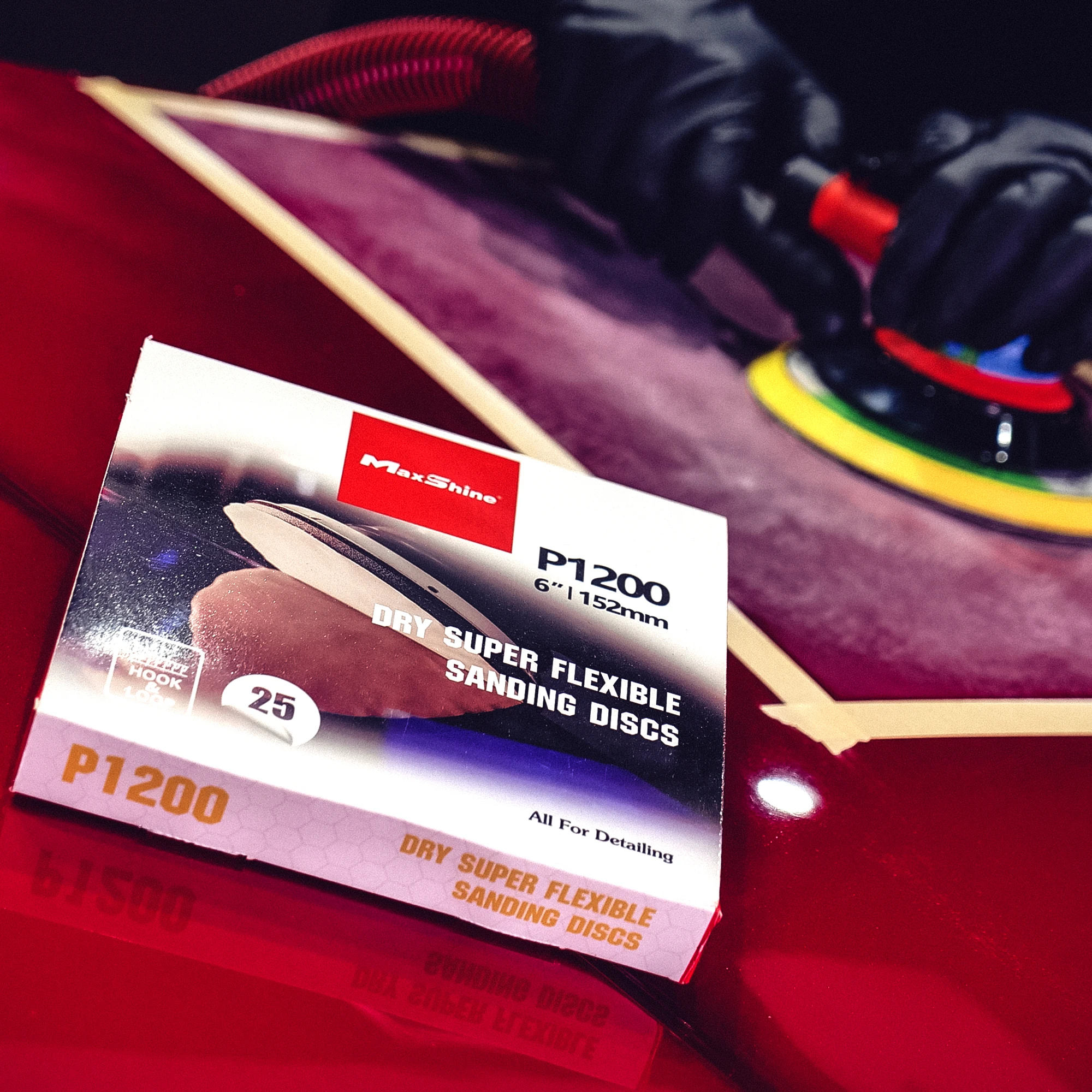 Шлифовальный круг Maxshine Sanding Discs P1200, 152 мм, 7571200, 25 шт - 3