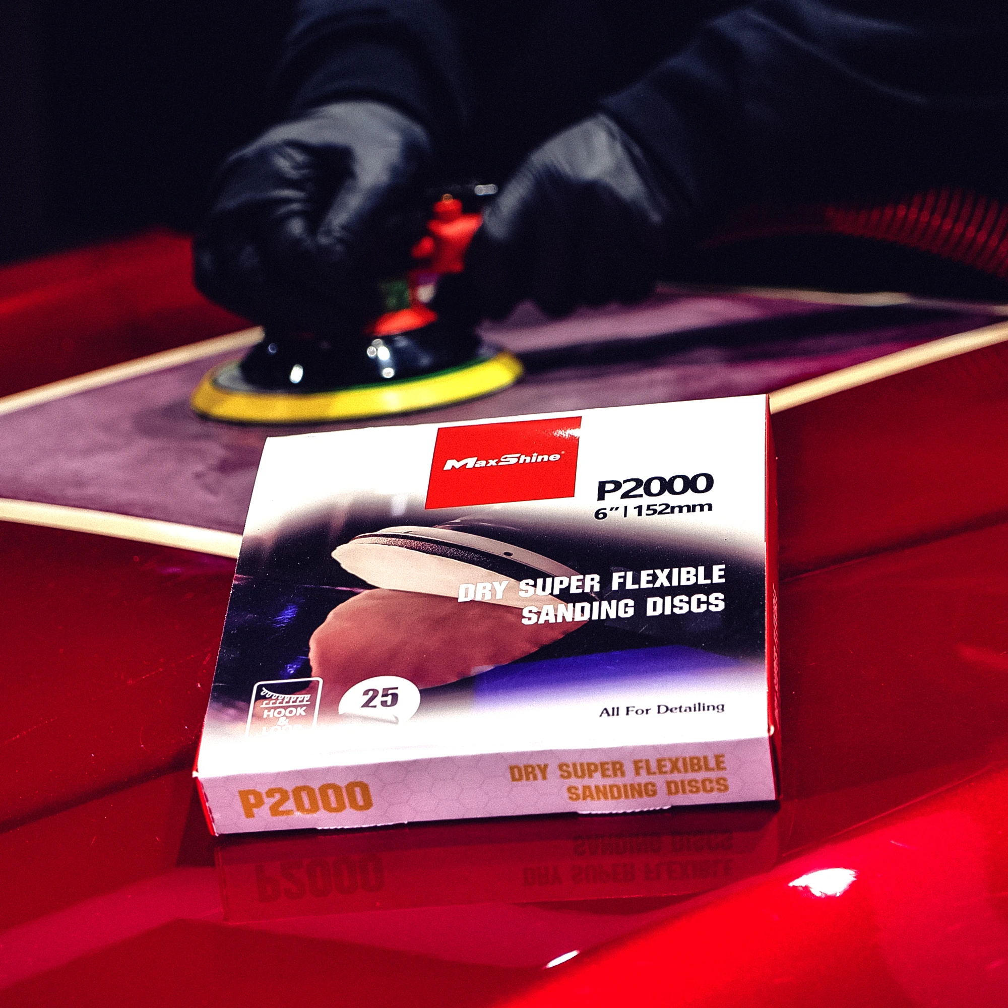 Шлифовальный круг Maxshine Sanding Discs P2000, 152 мм, 7572000, 25 шт - 3