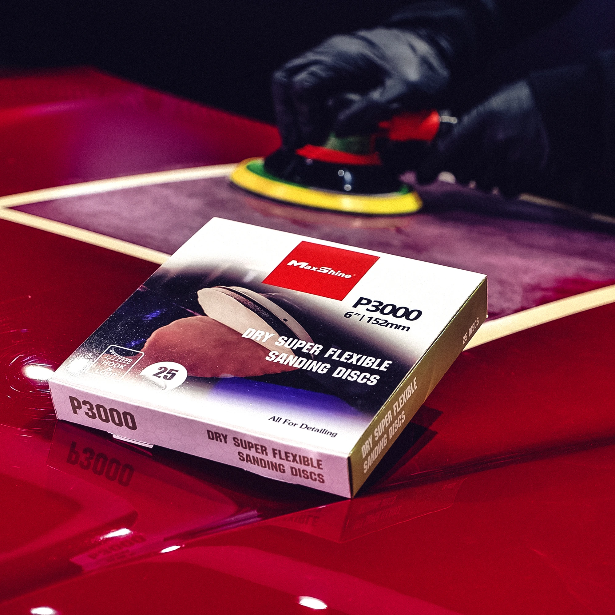 Шлифовальный круг Maxshine Sanding Discs P3000, 152 мм, 7573000, 25 шт - 4