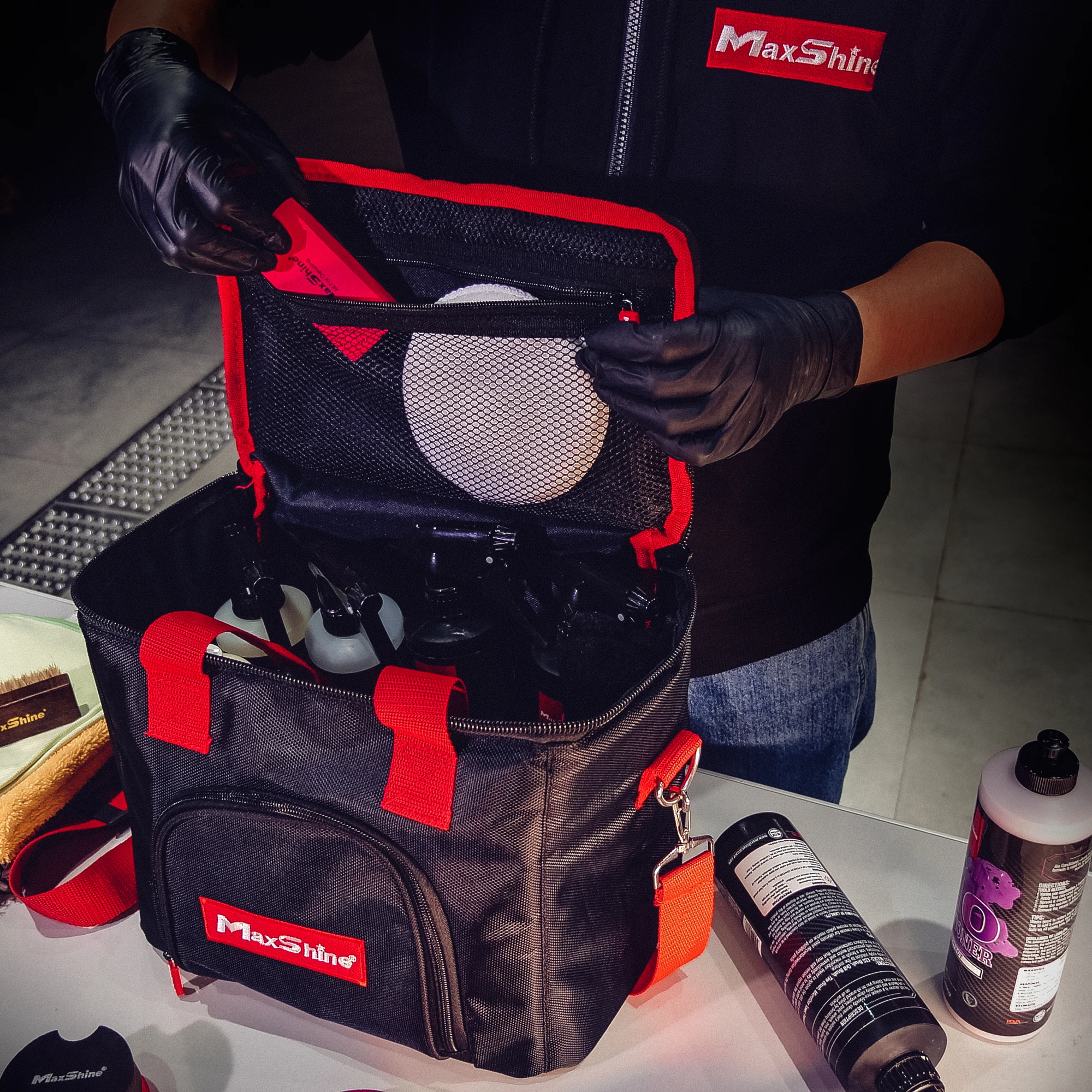 MaxShine Сумка детейлера DETAILING BAG PREMIUM ORGANIZER 30x20x26 см, Оксфорд 1080D - 2