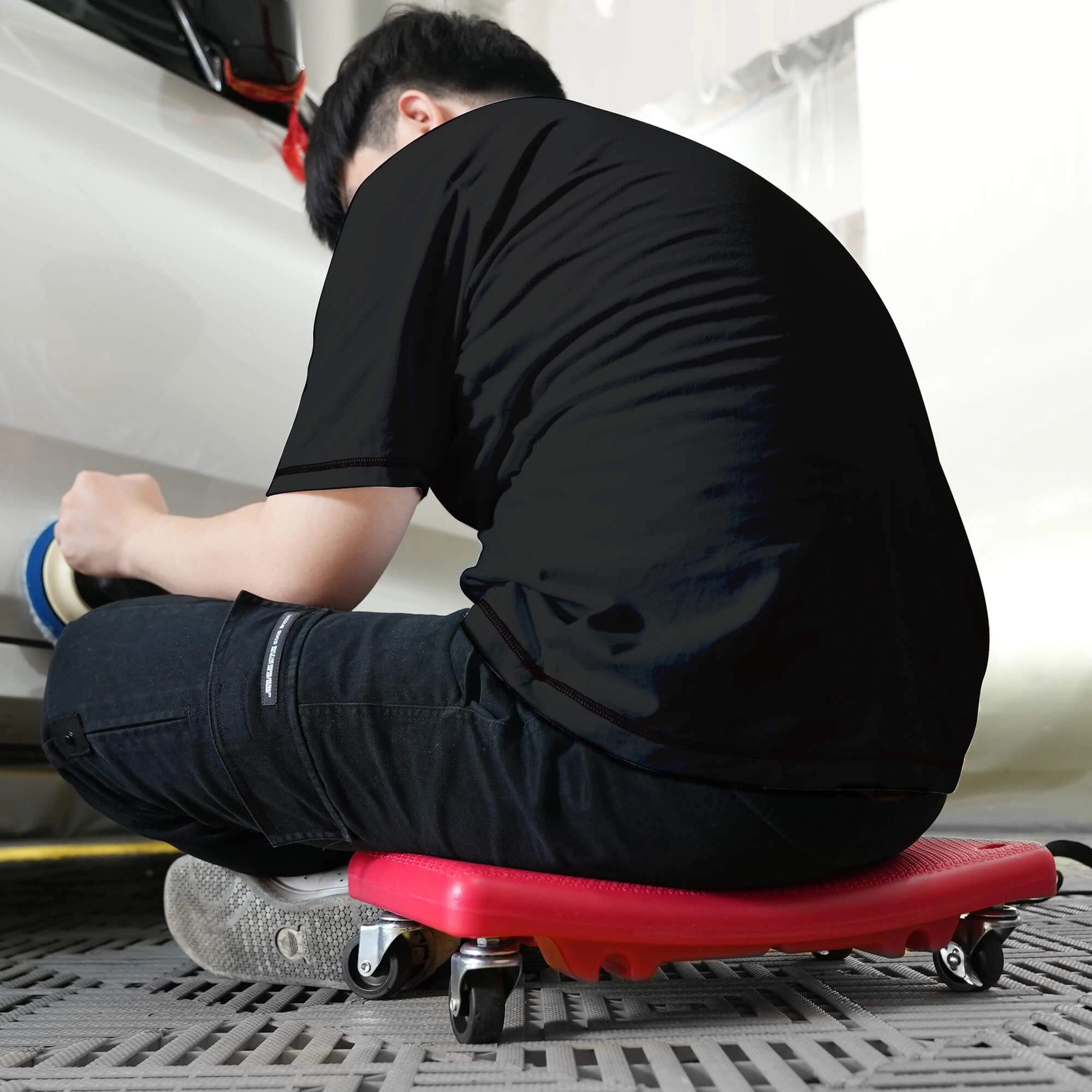 702309-H Сиденье для табурета на колесах Maxshine Mini Creeper - 2