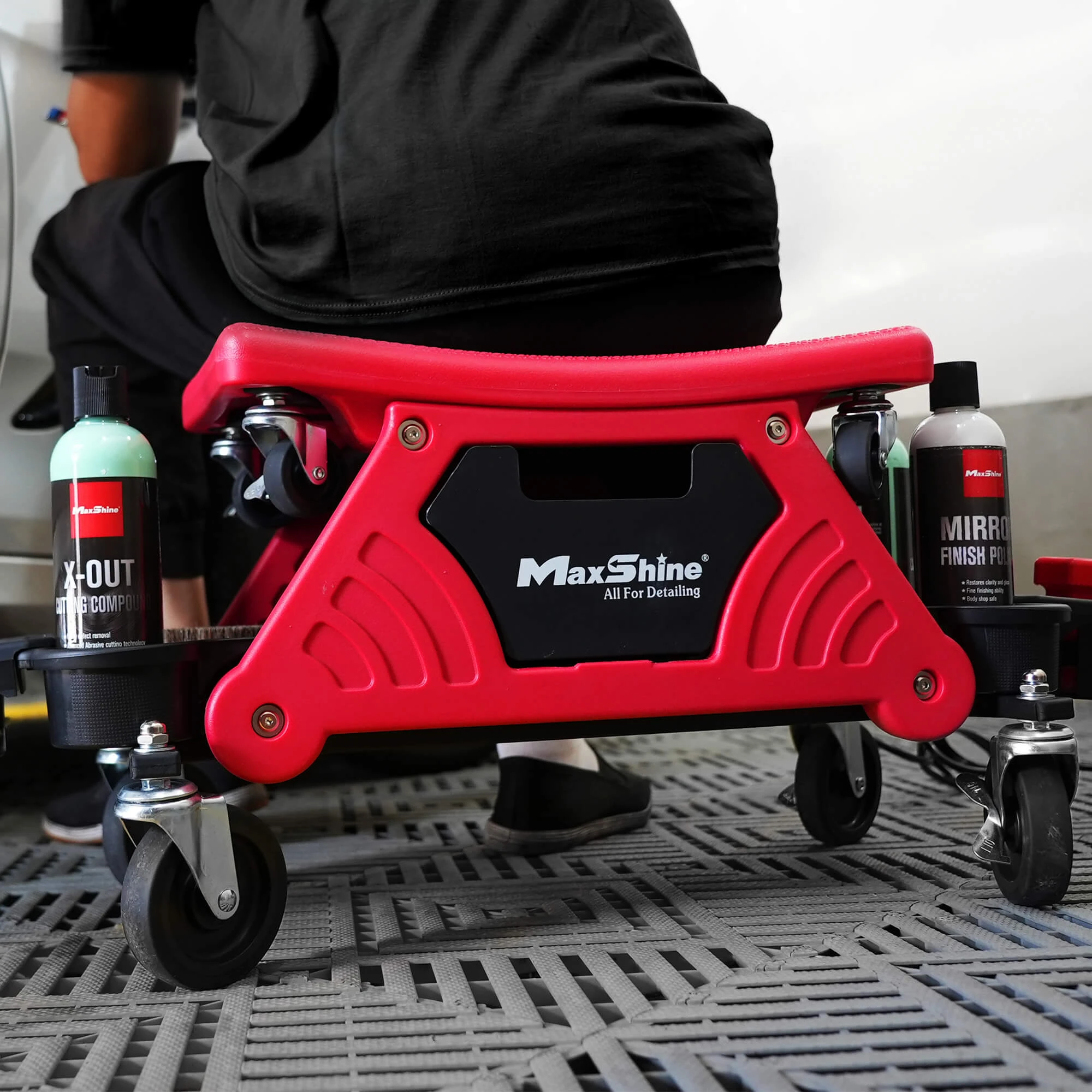 702309-H Сиденье для табурета на колесах Maxshine Mini Creeper - 4