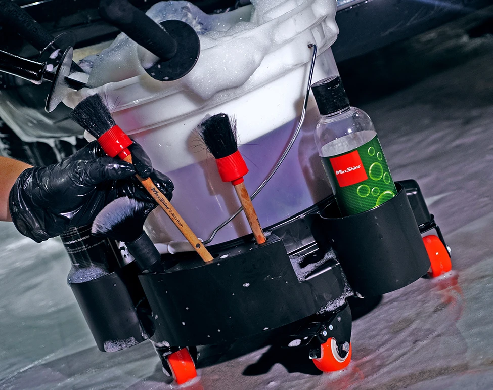 Тележка для детейлинга, органайзер, MaxShine PLASTIC ROLLING BUCKET DOLLY, 702306 - 7