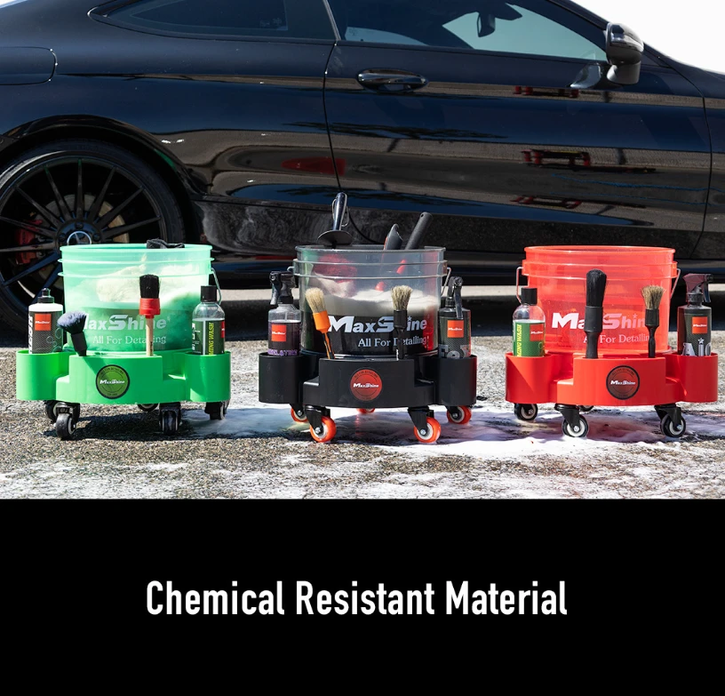 Тележка для детейлинга, органайзер, MaxShine PLASTIC ROLLING BUCKET DOLLY, 702306 - 9