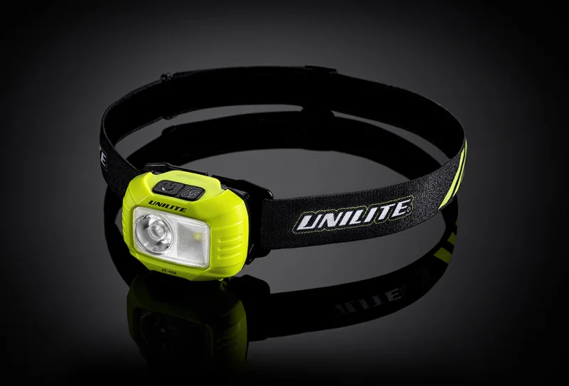 Компактный налобный фонарь с двумя источниками света HT-450 UNILITE - 1