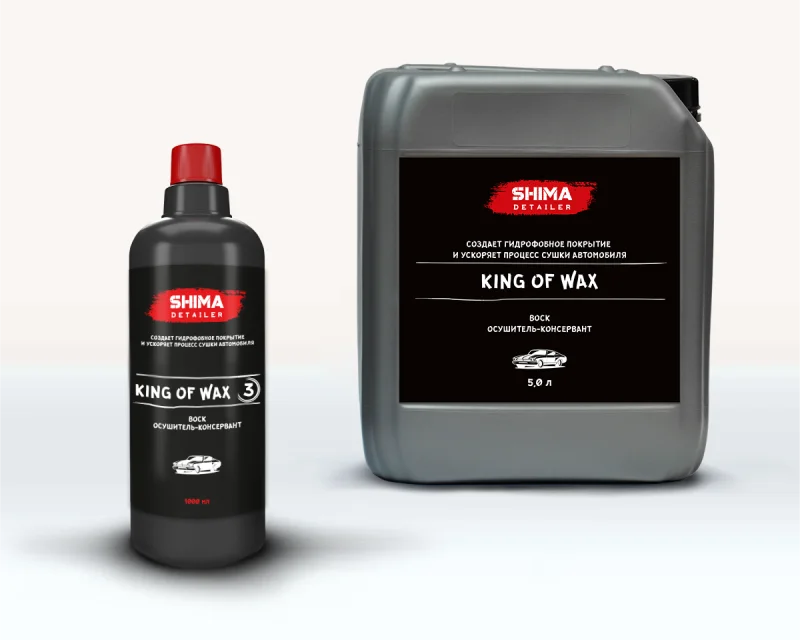 Воск. Осушитель-консервант SHIMA DETAILER KING OF WAX 5л 4603740922128 - 1