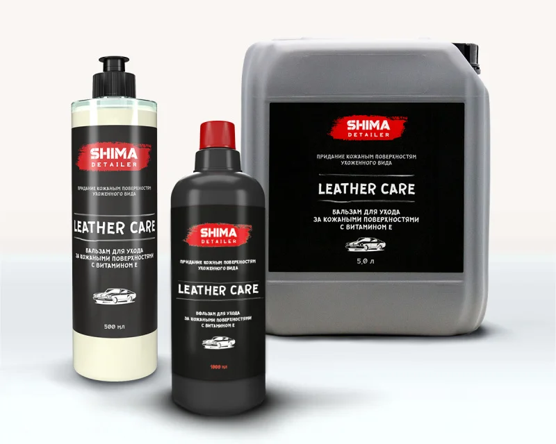 Shima Кондиционер для ухода за кожей с витамином Е SHIMA DETAILER LEATHER CARE, 1л 4603740922104 - 1