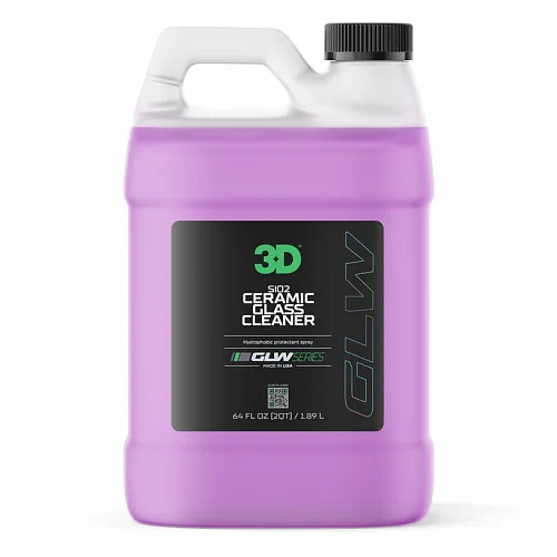 3D Car Care Очиститель стекол с гидрофобным эффектом SiO2 Ceramic Glass Cleaner GLW, 1.89 л, 351OZ64, 3D Car Car - 1