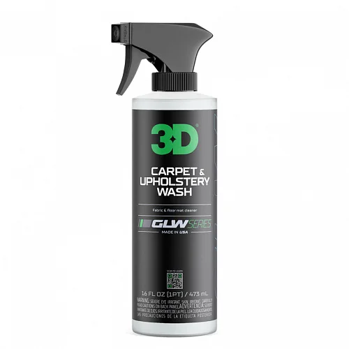 3D Car Care Очиститель ковров и текстиля Carpet and Upholstery Wash GLW, 0.48л - 1