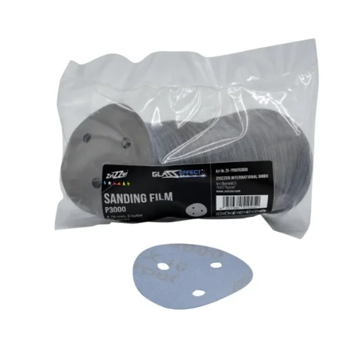 20 шт. ZV-SP00763000/20 Шлифовальный круг Zvizzer P3000 под липучку 76 мм, 3 отв - 1