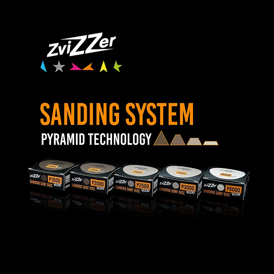 Абразивный шлифовальный круг Pyramid P2500 - 150мм Комплект 10шт. ZV-SS0150P2500 - 2