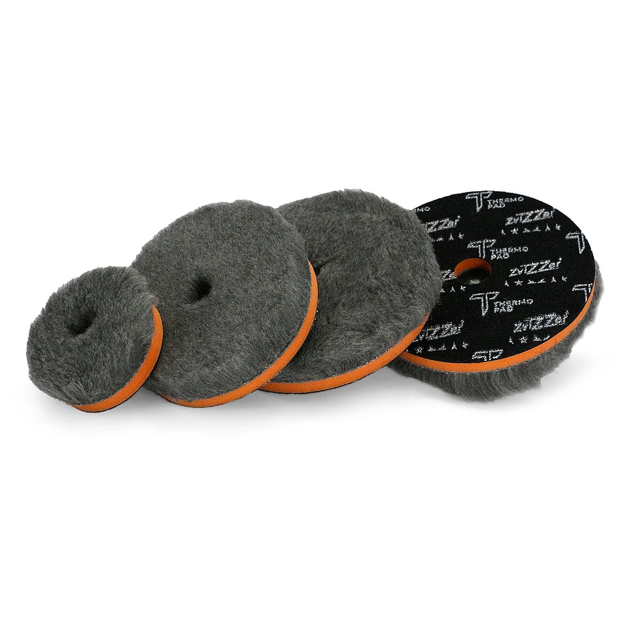 Меховой круг Nano Wool на жестком поролоне 2шт 125/25/130мм ZV-NW00013025HC - 2