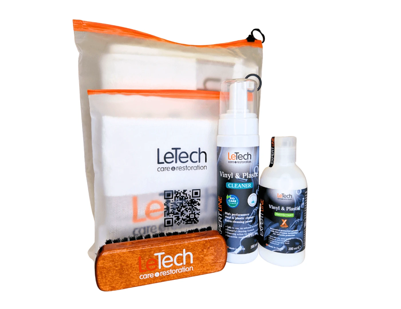 LeTech Набор для чистки винила и пластика Сборный без коробки - 2