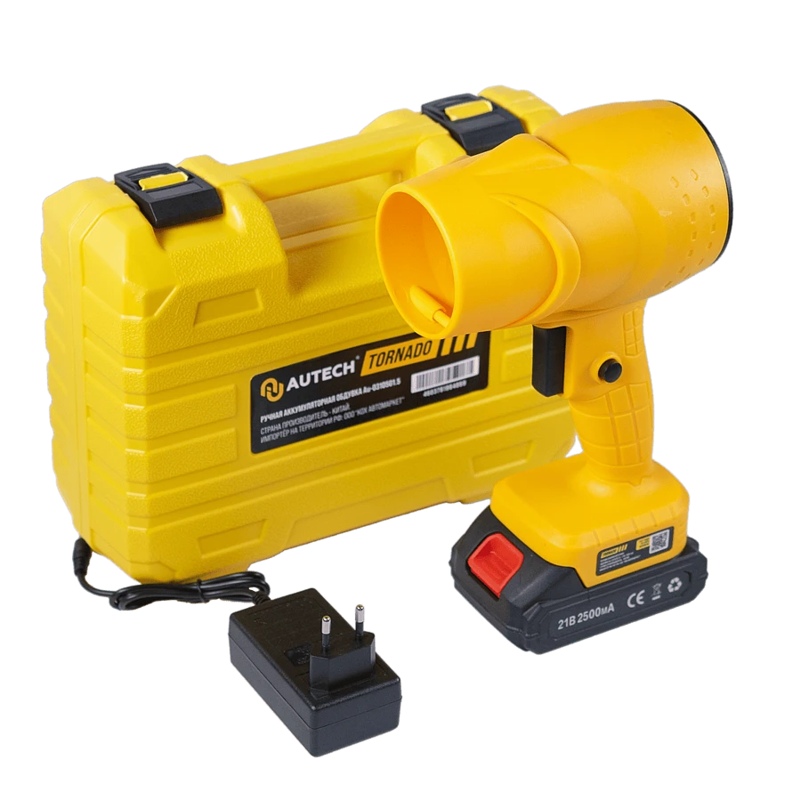 AuTech Устройство для сушки салона автомобиля, обдувка Торнадо. 2500 мА. Au-0310502.5 - 6
