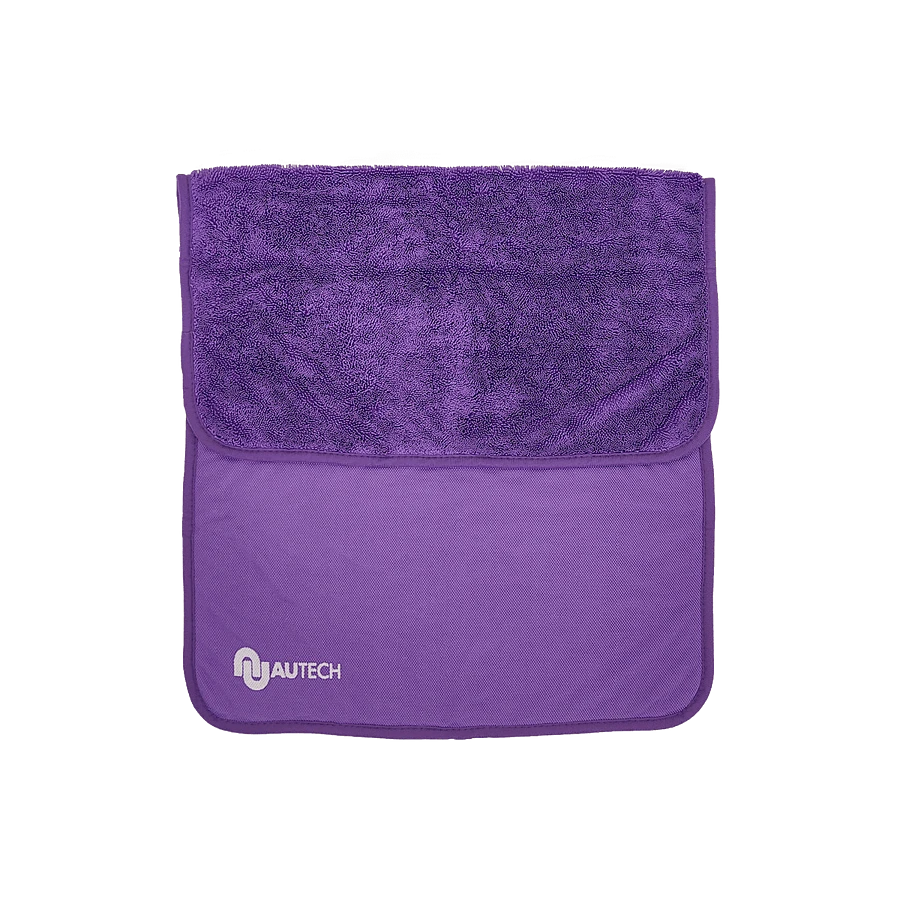 AuTech Микрофибровое полотенце 50*80 см, фиолетовое, 600гр/м2 для сушки авто Au-249p - 2