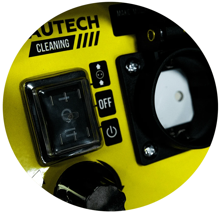 AuTech Однотурбинный пылеводосос для сухой и влажной уборки, 1400 Вт. - 11