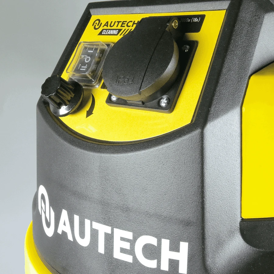 AuTech Однотурбинный пылеводосос для сухой и влажной уборки, 1400 Вт. - 9