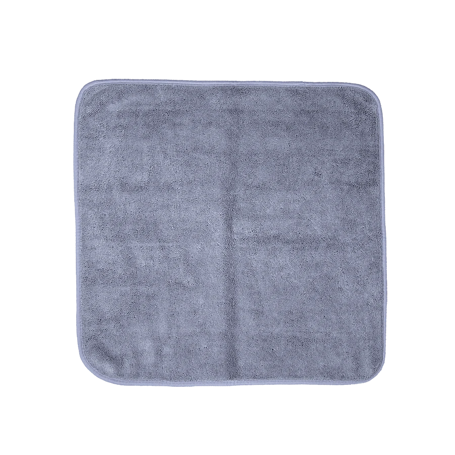 600+600гр/м2 для сушки авто MAGIC DRY+ Микрофибровое двухстороннее полотенце 50*50 см, ГРАФИТОВОЕ - 4