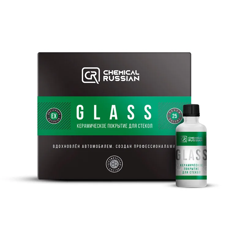 Chemical Russian Glass - керамическое покрытие для стекол, 25 мл - 1