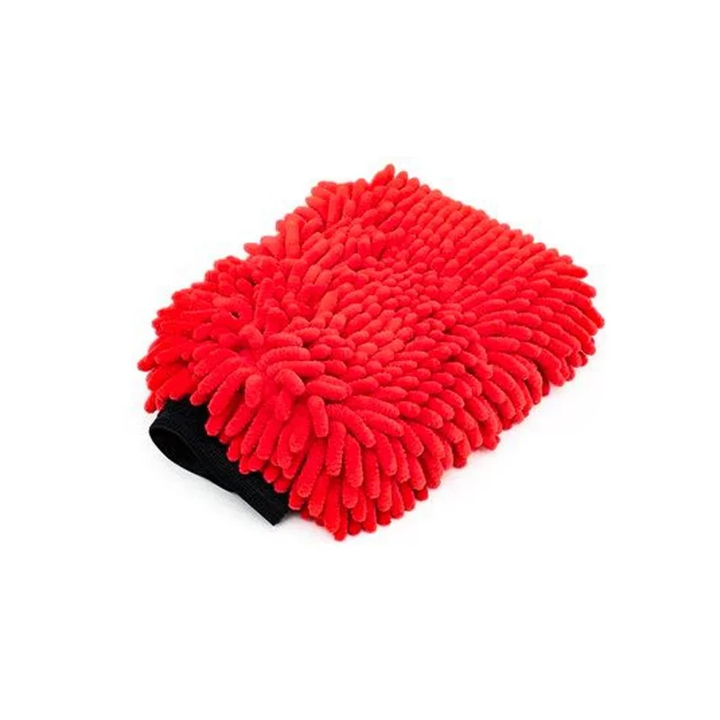 Chemical Russian Chenille Wash Mitt - шенилловая рукавица для мойки, красная - 1