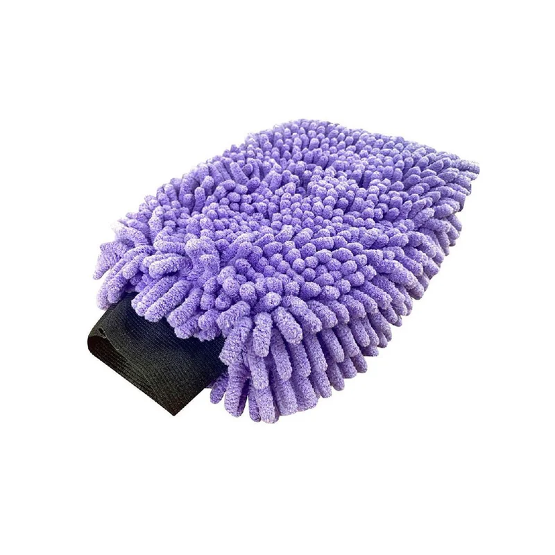 Chemical Russian Chenille Wash Mitt - шенилловая рукавица для мойки, фиолетовая - 1