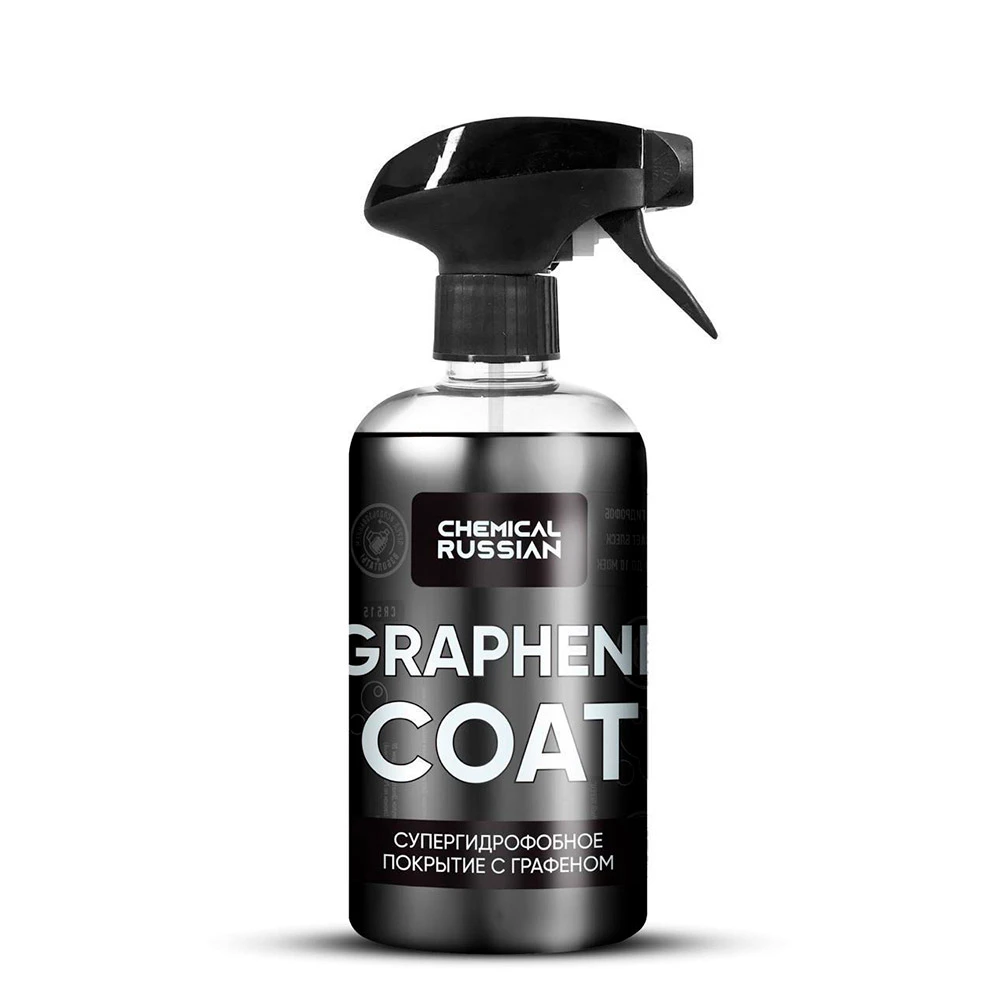 Chemical Russian Graphene Coat - покрытие для мощного гидрофоба и блеска с графеном, 500 мл - 2