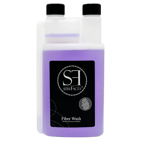 servFaces Fiber Wash - Жидкое средство для стирки микрофибры, 1 л - 1