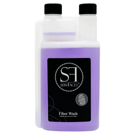 servFaces Fiber Wash - Жидкое средство для стирки микрофибры, 1 л - 2