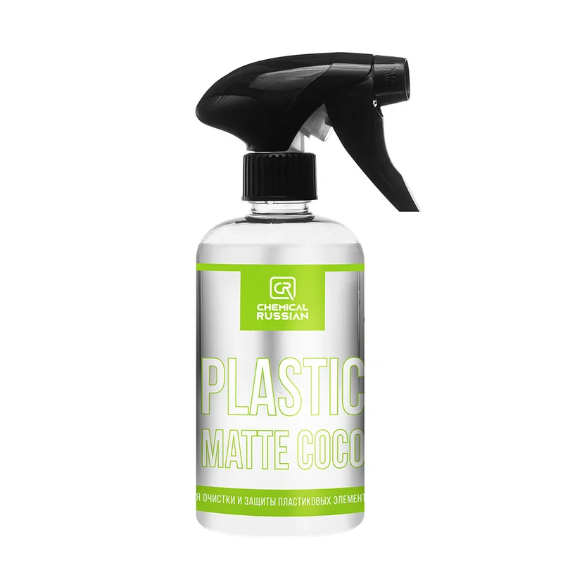 Chemical Russian Plastic Matte COCO - полироль для очистки и защиты пластиковых элементов интерьера, 500 мл - 1