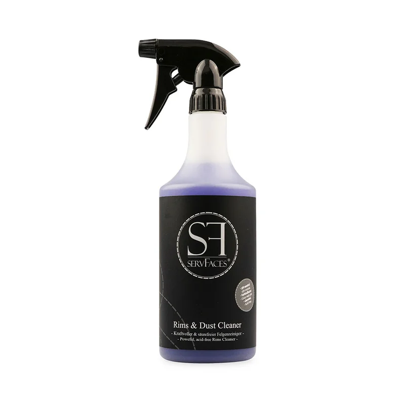servFaces Rims & Dust Cleaner - Бескислотный очиститель дисков с цветным индикатором, 750 мл - 1