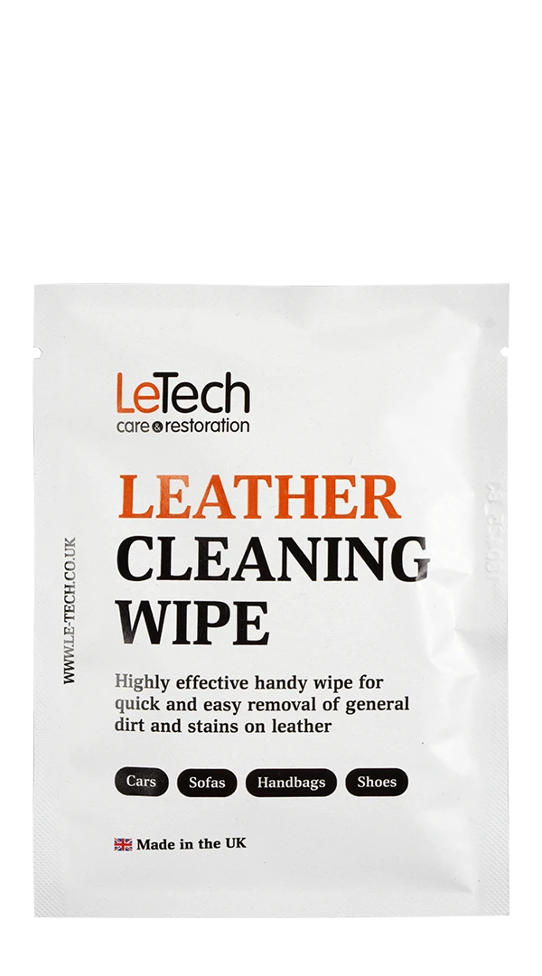 LeTech Салфетка для чистки кожи Leather Cleaning Wipe, 10 шт - 2