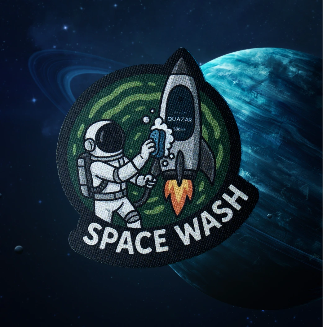Space Cosmetics Нашивка на липучке Velcro "Space Wash" - 2