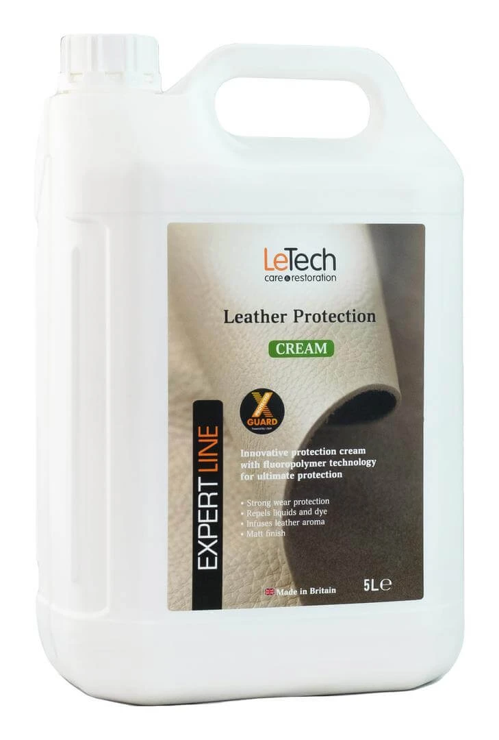 LeTech Защитный крем для кожи Leather Protection Cream X-GUARD PROTECTED, 5 л - 2
