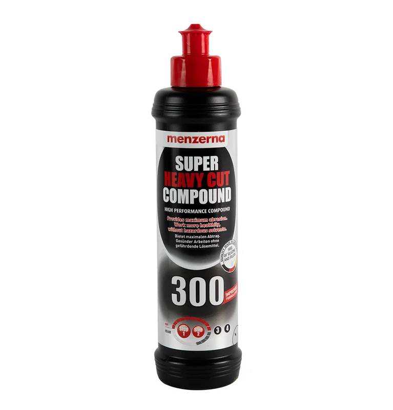 Menzerna Super Heavy Cut Compound 300 - Паста полировальная высокоабразивная, 250 мл - 1