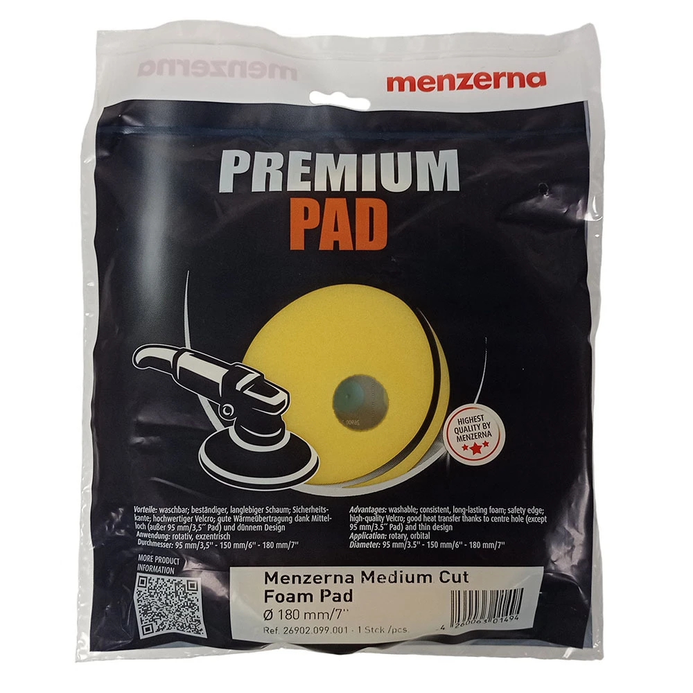 Menzerna Полировальный диск, желтый, 150/180 мм - 4