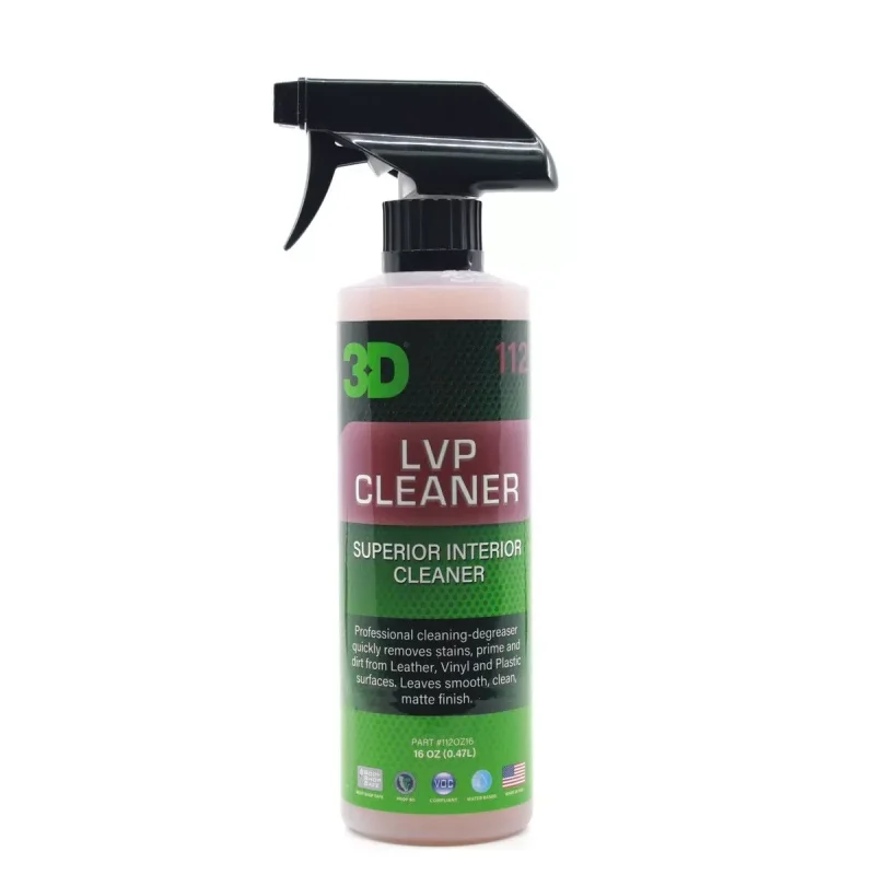 3D Car Care Очиститель кожи винила и пластика LVP Cleaner, 0.48 л - 1
