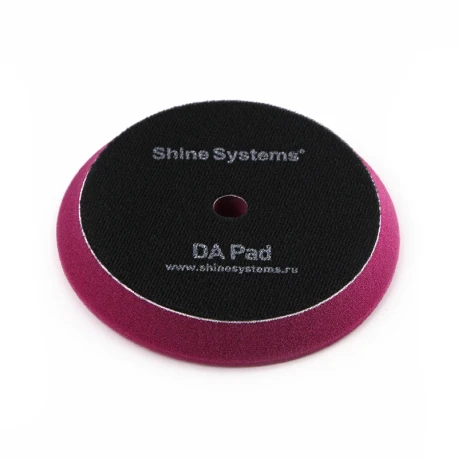 Shine Systems Shine Systems DA Foam Pad Purple - полировальный круг твердый лиловый, 130 мм - 2