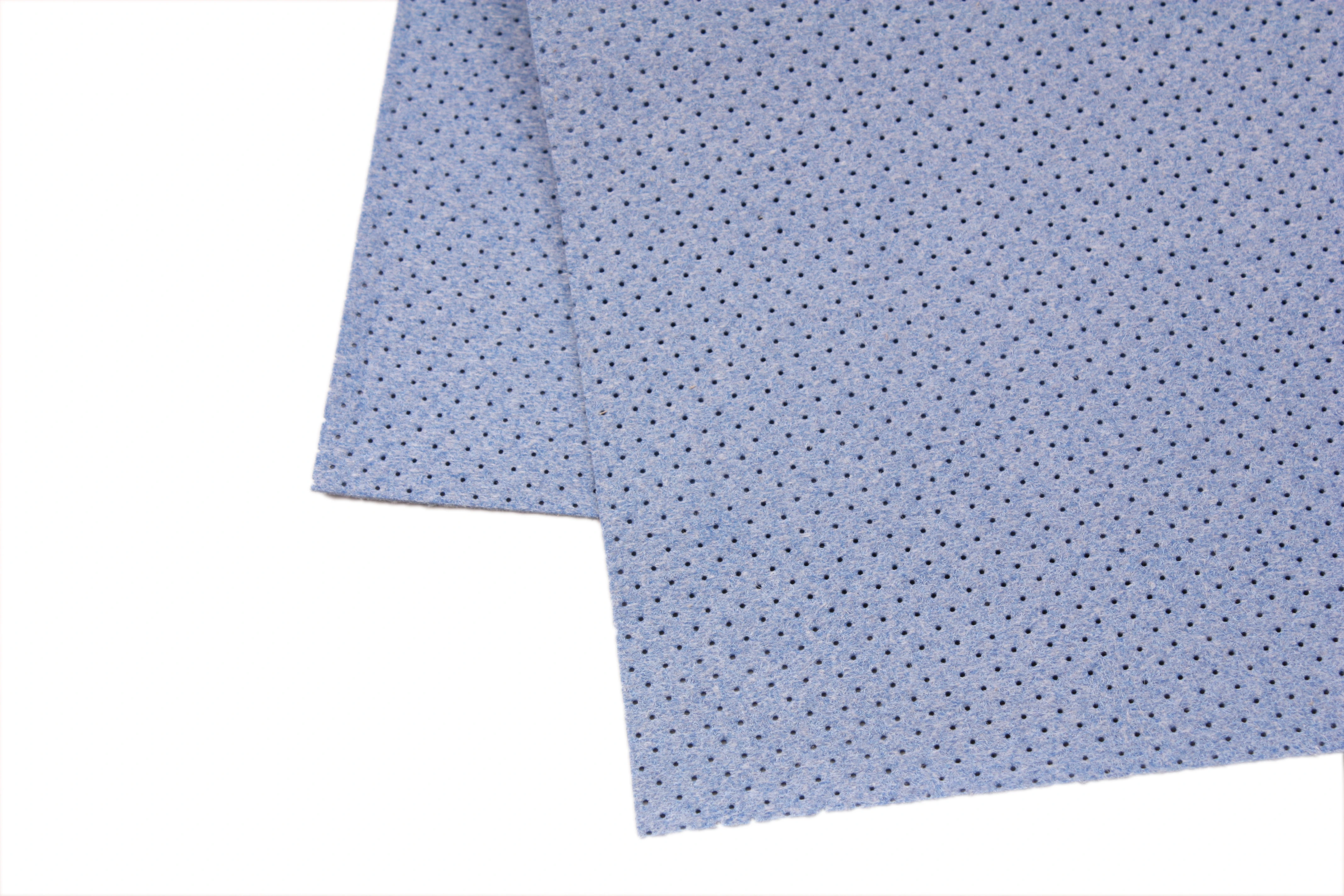 Glosswork Glosswork Chamois Cloth Perforated - искусственная замша, синяя, 50*45, 300гр. - 5