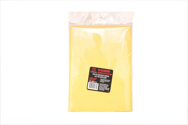 Glosswork Chamois Cloth Yellow - искусственная замша, 50*45, 300гр. - 1